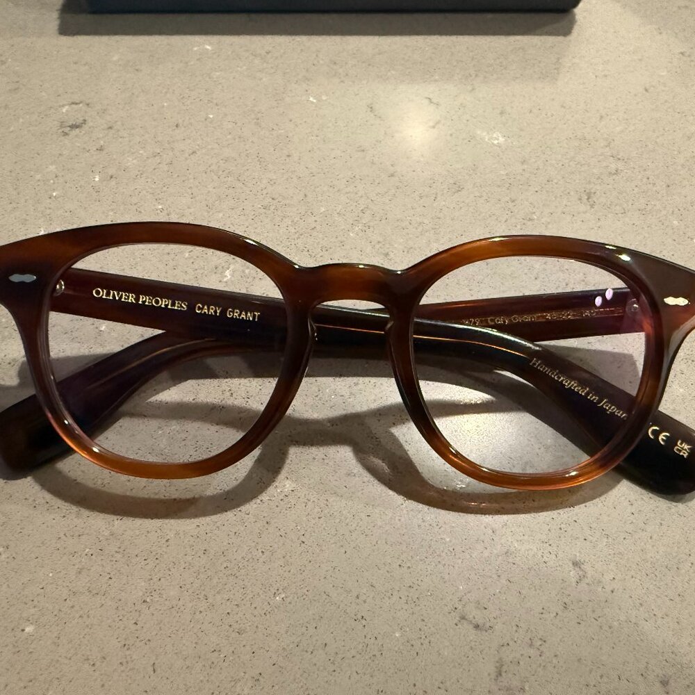 Oliver Peoples - Cary Grant (OV5413U) Eyeglasses - Grant Tortoise, Size 48-22